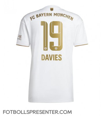 Bayern Munich Alphonso Davies #19 Borta Matchtröja 2022-23 Kortärmad